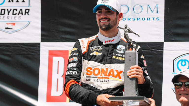 After strong weekend at Barber, Rinus VeeKay headed to Indianapolis 'in a good position'